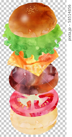 ハンバーガー５ 58514856