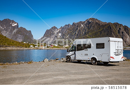 Family vacation travel RV, holiday trip in 58515078