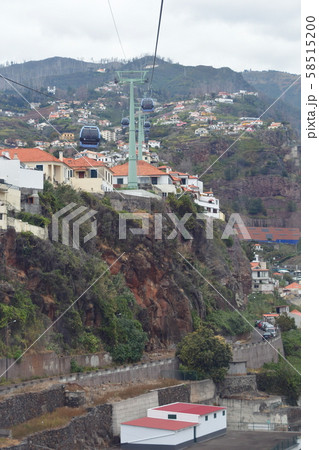 ポルトガル領、マデイラ島、フンシャル、ロープウエイ 58515200