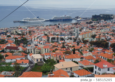 ポルトガル領、マデイラ島、フンシャル、クルーズ船 58515205