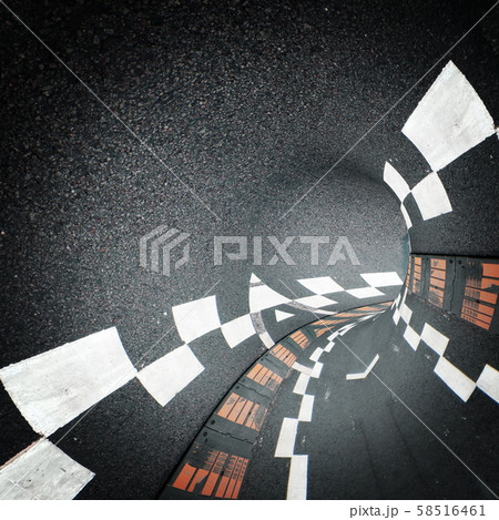 Abstract road tunnel Abstract road tunnel 58516461