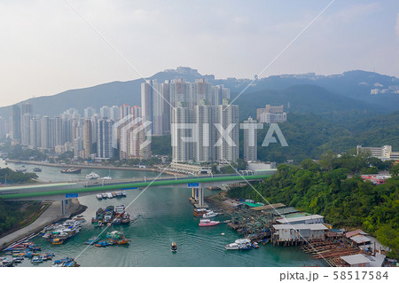 12 Oct 2019 Aerial view in Aberdeen Marina Club, 58517584