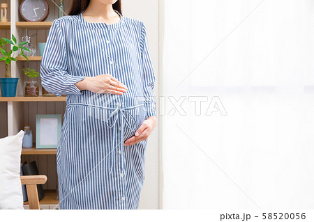 ルームウェアの妊婦 ルームウェアの妊婦 58520056