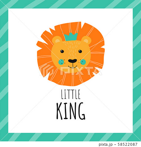 Little King animal in scandinavian style 58522087