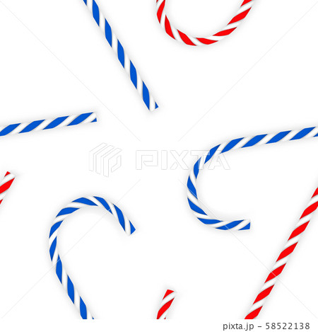 Colorful tasty sweet New Year red and white candy 58522138