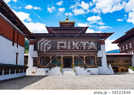 ブータン　ティンプー　タシチョゾン 58522646