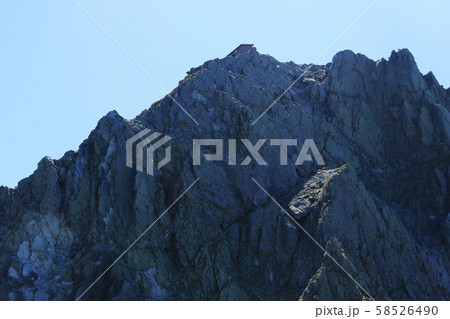 北アルプス　槍ヶ岳から北穂高岳への大キレット縦走　大キレットの風景　飛騨泣きと北穂山頂 58526490