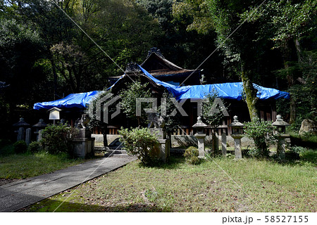 関蝉丸神社下社　本殿 58527155
