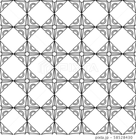 Vector seamless pattern. Black and white Repeating Vector seamless pattern. Black and white Repeating 58528430