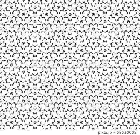 Art Deco hexagonal seamless vintage wallpaper Art Deco hexagonal seamless vintage wallpaper 58530005