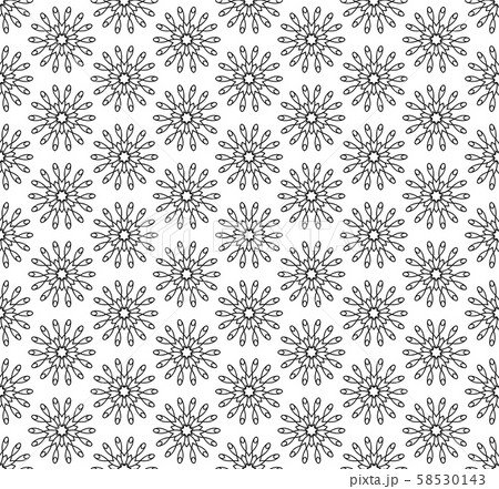 Seamless pattern line decoration abstract vector 58530143