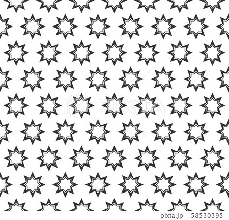 Abstract star geometric Seamless pattern . Abstract star geometric Seamless pattern . 58530395