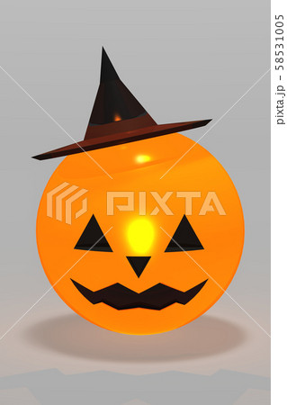ジャックオーランタン ハロウイン 正面 58531005