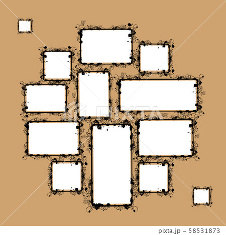 Collage of frames for your design Collage of frames for your design 58531873