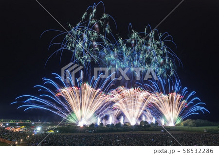 茨城県・常総市 常総きぬ川花火大会 58532286