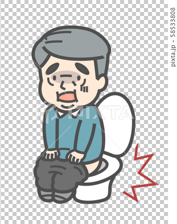 お尻のトラブル　痔 58533808