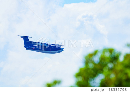 国防イメージ 日本 自衛隊 海自 平和維持 国際協力 航空ショー 水陸両用 救難飛行艇 飛行機 58535798