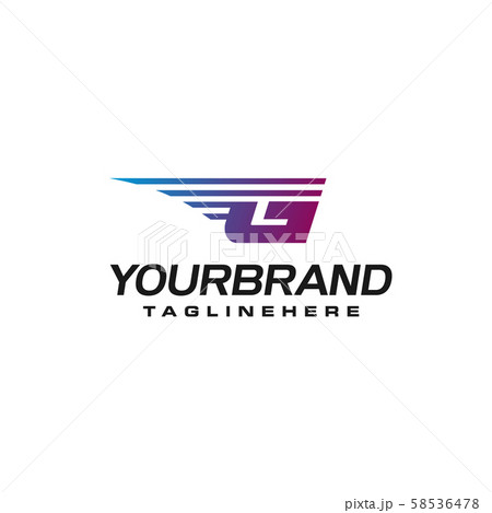Modern Fast letter G vector logo with speed or Modern Fast letter G vector logo with speed or 58536478