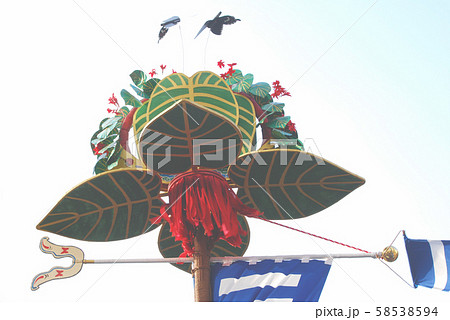 大綱引き 祭り 旗 大綱引き 祭り 旗 58538594