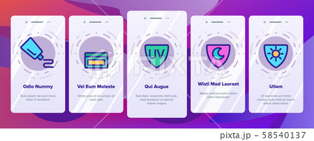 Healthy Cream Elements Vector Onboarding Healthy Cream Elements Vector Onboarding 58540137