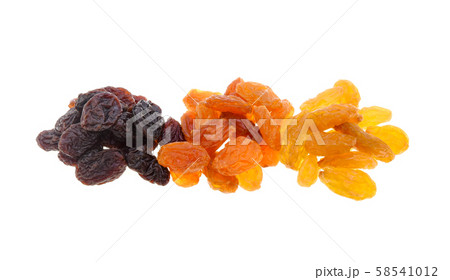 raisins isolated on white background raisins isolated on white background 58541012