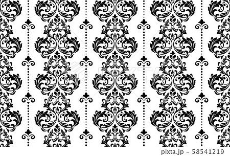 Wallpaper in the style of Baroque. Seamless Wallpaper in the style of Baroque. Seamless 58541219