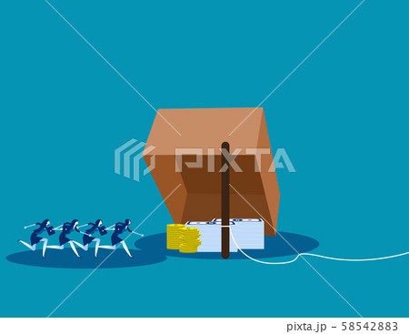 Trap for New business. Concept business vector 58542883