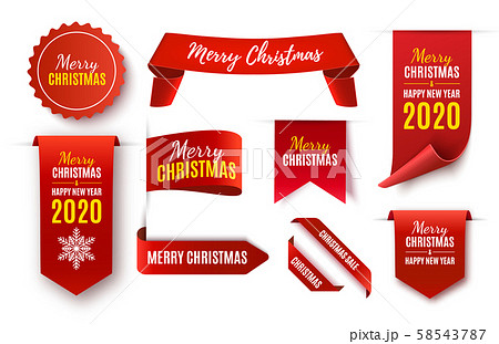 Christmas Sale Tags. Vector banner 58543787