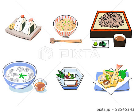 和食のメニューいろいろ セット 和食のメニューいろいろ セット 58545343