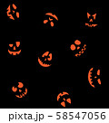 Halloween seamless background with Jack O'Lantern faces 4 Halloween seamless background with Jack O'Lantern faces 4 58547056