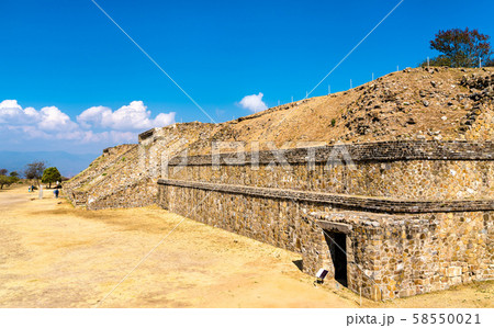 Monte Alban archaeological site in Oaxaca, Mexico 58550021