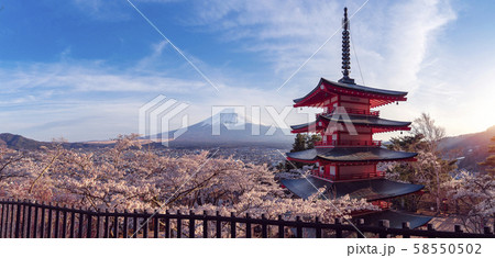 Chureito red Pagoda Chureito red Pagoda 58550502