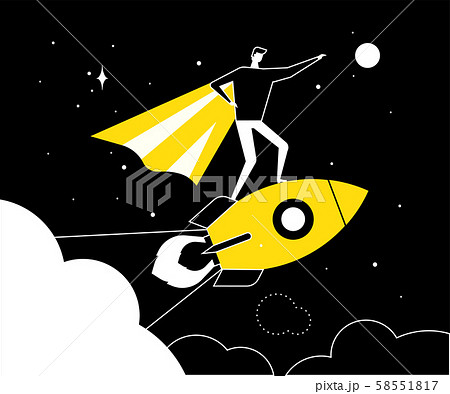 Startup - flat design style conceptual vector illustration 58551817