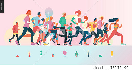 Marathon race group 58552490