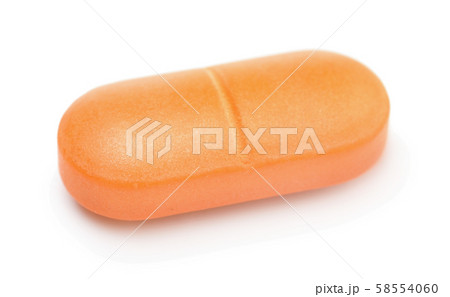 Pill isolated on white background 58554060