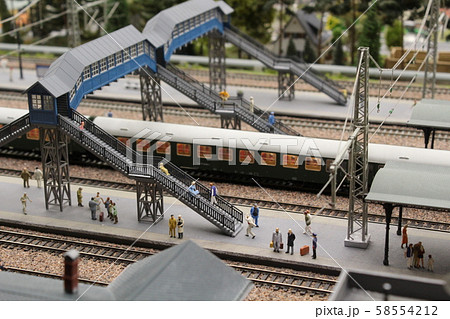 Toy city in a small size, very beautiful 58554212