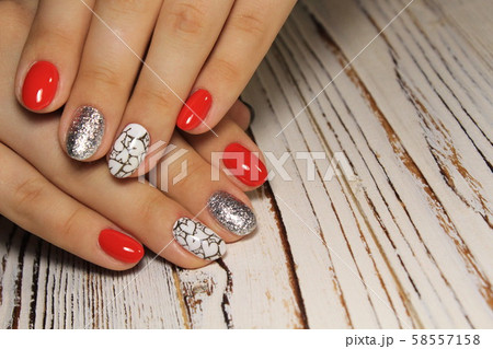 fashion manicure design on a beautiful texture fashion manicure design on a beautiful texture 58557158
