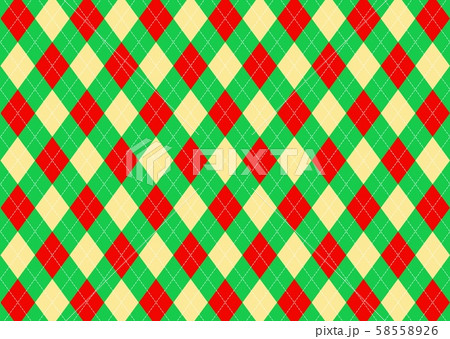 Argyle diamond pattern background in Christmas colors . wrapping paper in illustration format . Argyle diamond pattern background in Christmas colors . wrapping paper in illustration format . 58558926