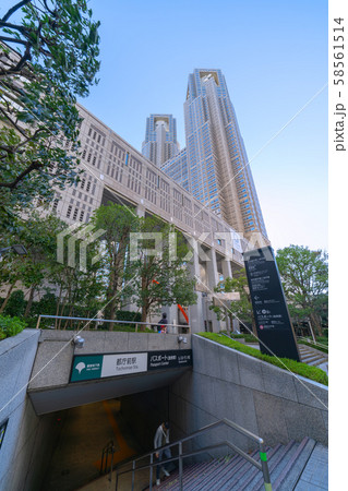 日本の東京都市景観 東京都庁などを望む 日本の東京都市景観 東京都庁などを望む 58561514