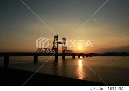 筑後川昇開橋 58564504