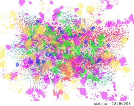 Geometric decorative design splash isolated 58566608