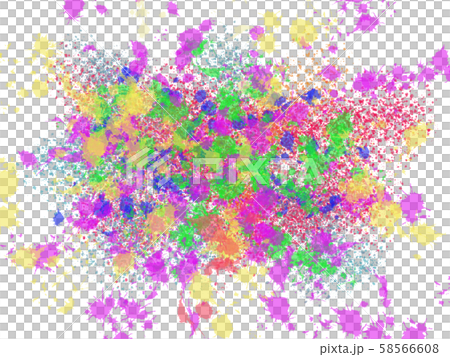 Geometric decorative design splash isolated 58566608