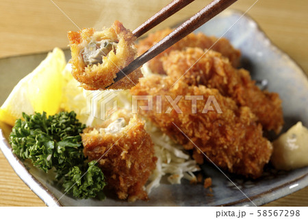 熱々牡蠣フライ 58567298