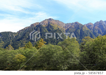 上高地 紅葉 長野県 上高地 紅葉 長野県 58567857
