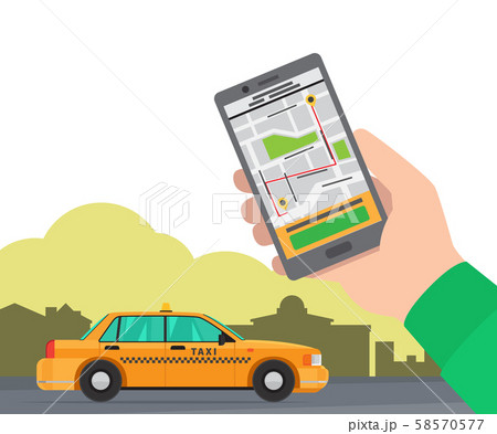 Geolocation on the map mobile app 58570577