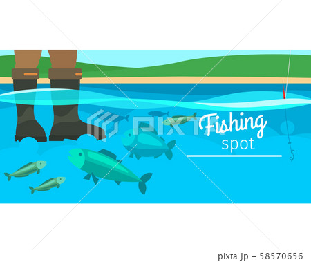 Fishing sport horizontal banner Fishing sport horizontal banner 58570656