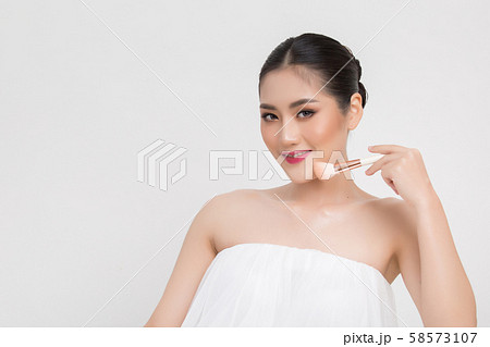 Studio fashion shot of Asian woman Studio fashion shot of Asian woman 58573107