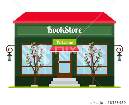 Book store facade icon 58573420