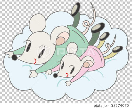 Illustration for new year's card Illustration for new year's card 58574070