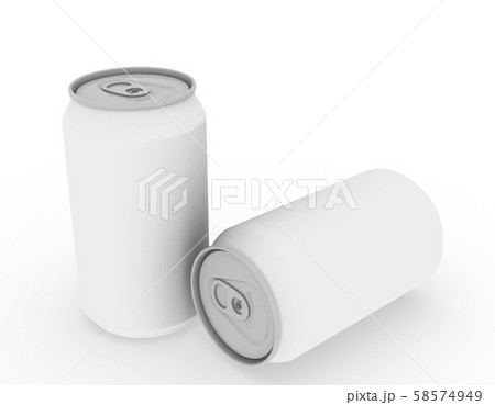 template empty can mockup white background , 3d rendering template empty can mockup white background , 3d rendering 58574949